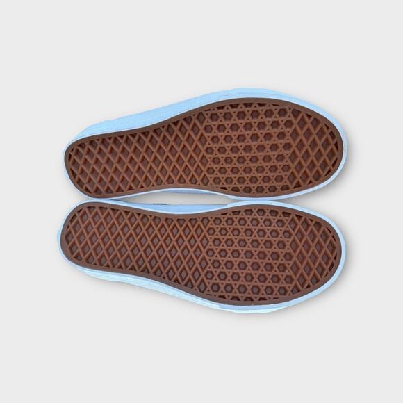 Vans Off The Wall Low Top Sneakers in White/Purple Floral Print, Size 7 - Picture 10 of 12